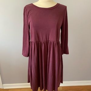 Purple American Eagle long sleeve dress